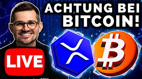 BITCOIN LIVE Korrektur XRP Update YouTube