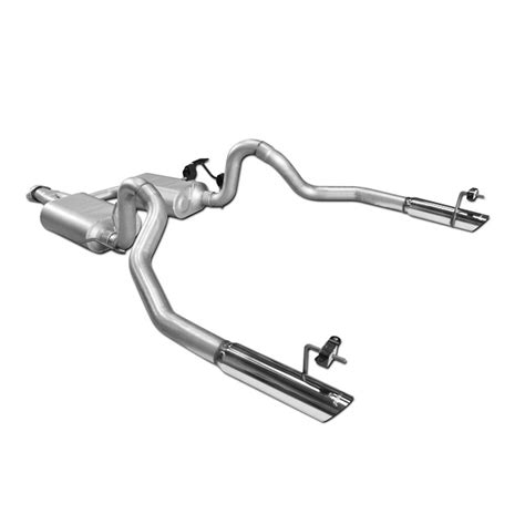 1999 2004 Mustang V6 Flowmaster Cat Back Exhaust System Aluminized 17275