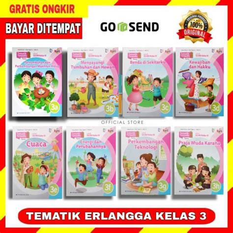 Jual Buku Tematik Terpadu Sd Kelas A B C D E F G H Kur K