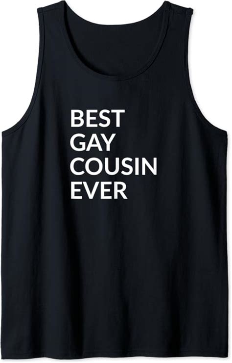 Best Gay Cousin Ever Tank Top Amazon Co Uk Fashion
