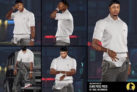Second Life Marketplace Of Breed Elmo Pose Pack Bento For Pics
