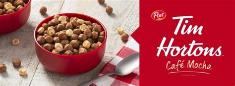 Post Releases Tim Hortons Cafe Mocha Flavoured Cereal Food In Canadafood In Canada