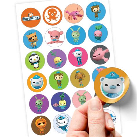 NAJLEPSZE NAKLEJKI OKTONAUCI THE OCTONAUTS JAKOŚĆ 13700377847 Sklepy