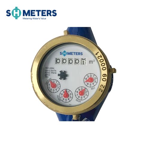 Multi Jet Water Meter Domestic Brass Body Buy Mechanical Water Meter