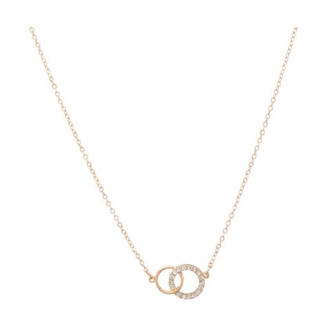 Double Circle Necklace