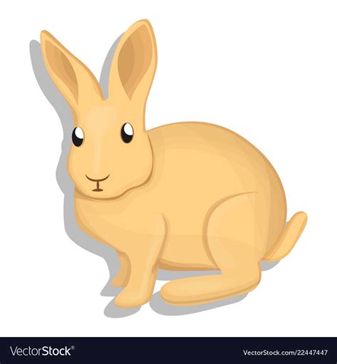 Wild rabbit icon cartoon style Royalty Free Vector Image