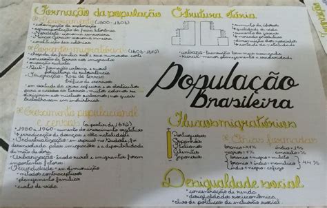 Demografia Popula O Mapas Mentais De Geografia Para O Enem E