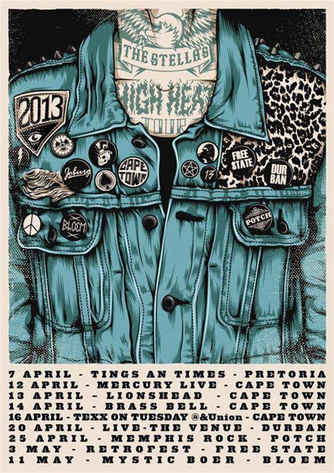 Illustrative Gig Poster Designs Jayce O Yesta