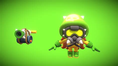 Toxic Cordelius t-pose Brawl Stars - Download Free 3D model by shertiku ...