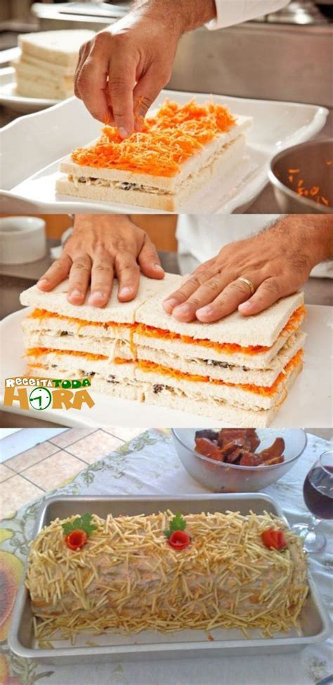 √ Torta Gelada De Pao De Forma Cachos E Outras Ondas