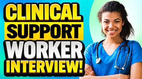 SUPPORT WORKER Interview Questions Answers How To PASS A CLINICAL