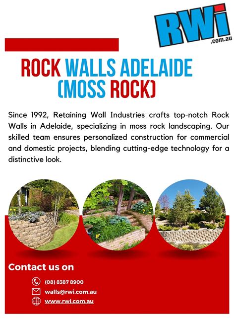 Rock Walls Adelaide Moss Rock Retaining Wall Industries Medium