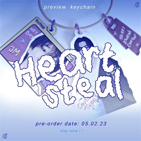 Heart Steal Keychain Desain Ide Kemasan