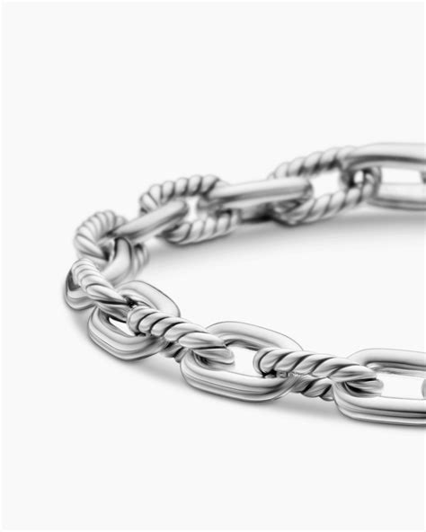 David Yurman Dy Madison Chain Bracelet In Sterling Silver Mm