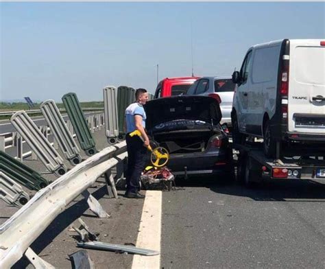 Accident Pe Autostrada Vestului FOTO Timisoara Stiri Live Stiri Din