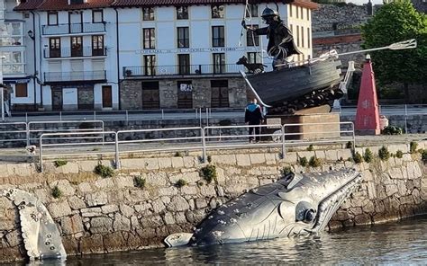 Castro Urdiales Recuerda Su Pasado Ballenero Con Una Escultura Viva