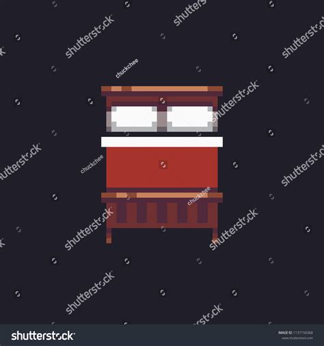 Pixel Art Bed Stock Vectors Images Vector Art Shutterstock