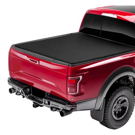 Soft Quad Fold Truck Bed Tonneau Cover Compatible With Ford