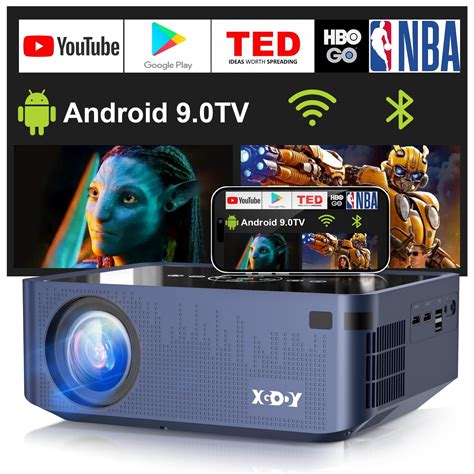 Xgody Native P G Wifi Bluetooth Projector Lm Full Hd Movie