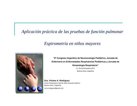 Pdf Aplicaci N Pr Ctica De Las Pruebas De Funci N Pulmonar