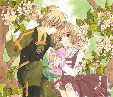 Anime Cardcaptor Sakura Sakura Kinomoto Syaoran Li Fondo De