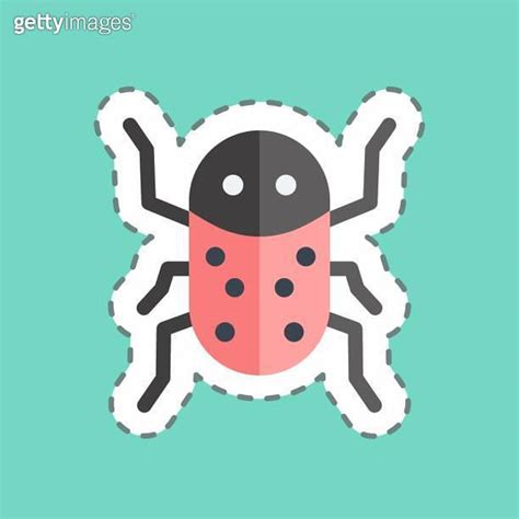 Sticker Line Cut Insect Infestation Suitable For Disasters Symbol