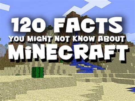 120 Facts You Might Not Know About Minecraft YouTube