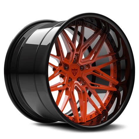 Custom Deep Dish 3 Piece Forged Purple Wheels Rv T081