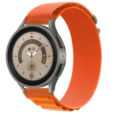 Bracelet Alpine En Nylon Garmin Vivoactive Vivomove Orange