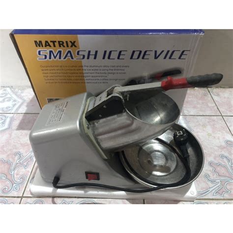 Jual Mesin Serut Es Batu Besi Stainless Alat Cor Kokoh Ice Crusher ETON