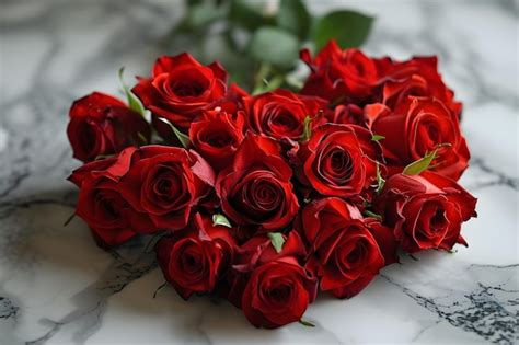 Premium Photo Red Roses For Valentines Day