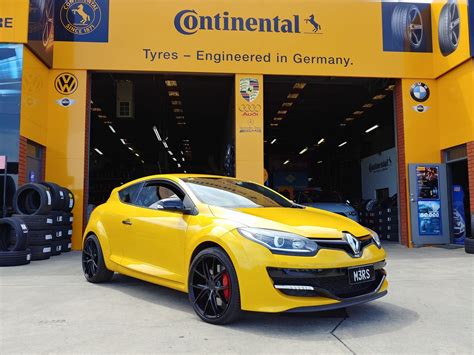 Renault Megane RS Yellow Niche Misano M117 Wheel Wheel Front