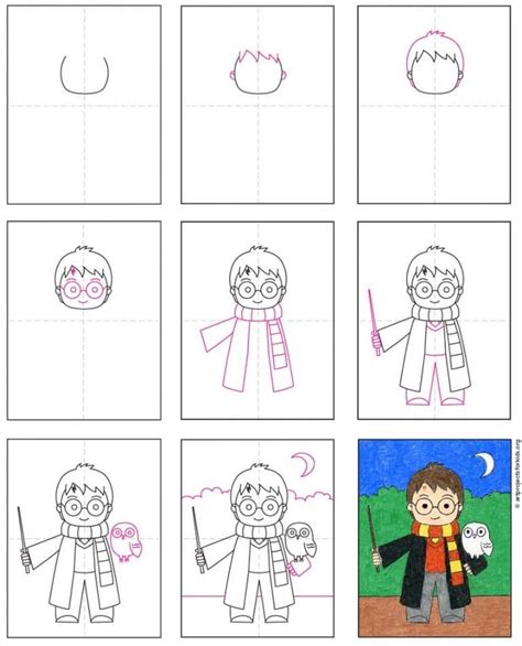 How To Draw Harry Potter Step By Step Nbkomputer