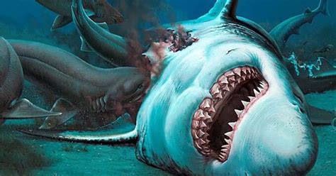 Extinct Sharks Megalodon