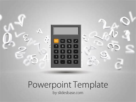 Calculator D Powerpoint Template