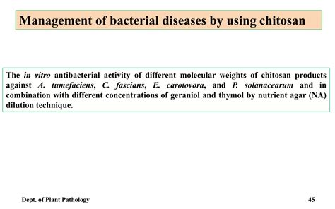 Role Of Chitosan In Post Harvest Disease Managementpptx