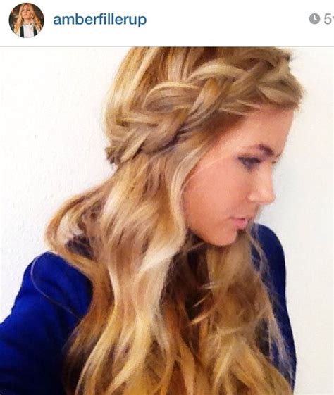 Amber Fillerup Barefoot Blonde Chunky Braid Hair Styles Great