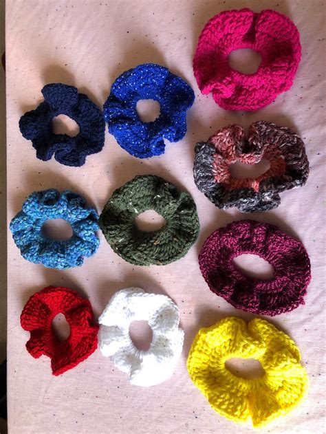 Scrunchie Ruffle Scrunchie Etsy