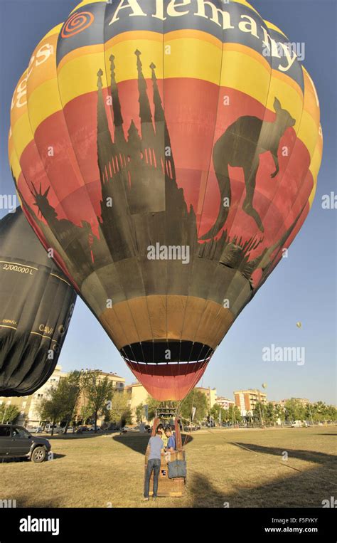 Balloon Competition Igualada Barcelona Province Catalonia Spain