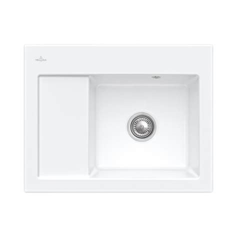 Villeroy And Boch Subway 45 Compact Kitchen Sink With Drainer White