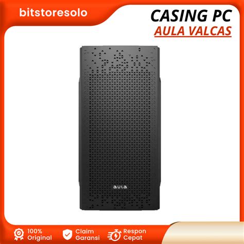 Jual Casing PC Office Aula Valcas MATX Include PSU 500W Fan 80cm