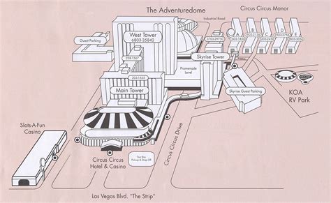 Circus Circus Las Vegas Map Map