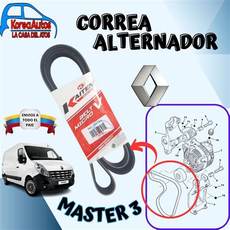 Correa Alternador Renault Master