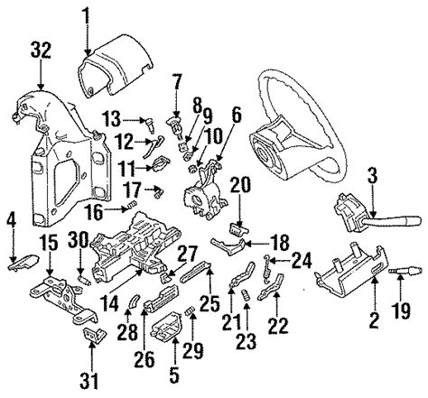 Ford F-250 Steering Column Wiring Guide. Villager. W/O - F2UZ14A099C ...