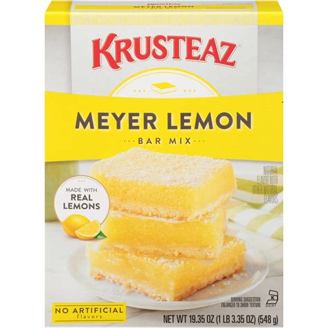 Krusteaz® Meyer Lemon Bar Mix 1935 Oz Box