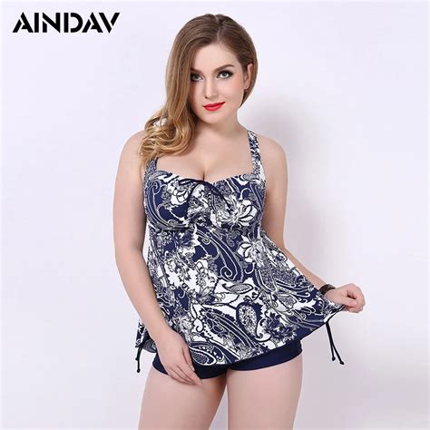 Losse Design Print Women Tankini Swimsuit Swimwear 2 Two Piece