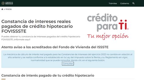 ¿cómo Obtener La Constancia De Intereses Por Crédito Hipotecario Para