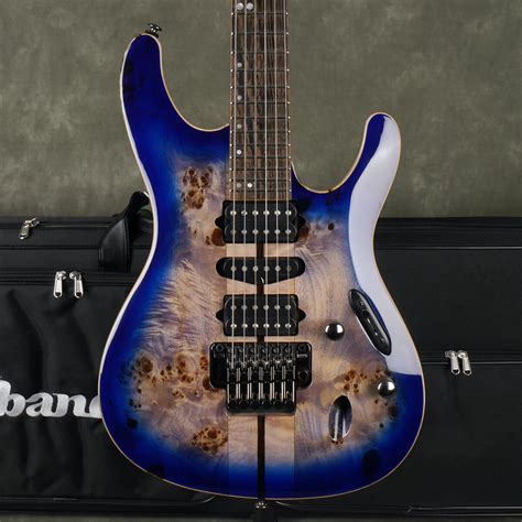 Ibanez S Pbz Clb Cerulean Blue Burst W Case Nd Hand Rich Tone