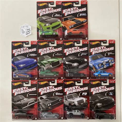 Hot Wheels Fast Furious Themed Car Set Inc Silvia Supra