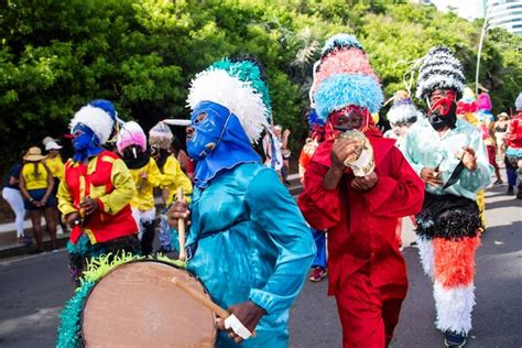 Salvador Bahía Brasil Febrero 11 2023 El grupo tradicional Zabiaponga